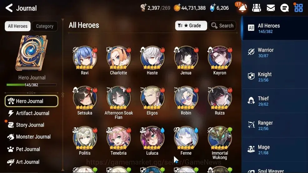 Epic Seven Accounts GLOBAL Verif|New Era|6 ML(Schol Nurse Yulha,WOTM T image 7