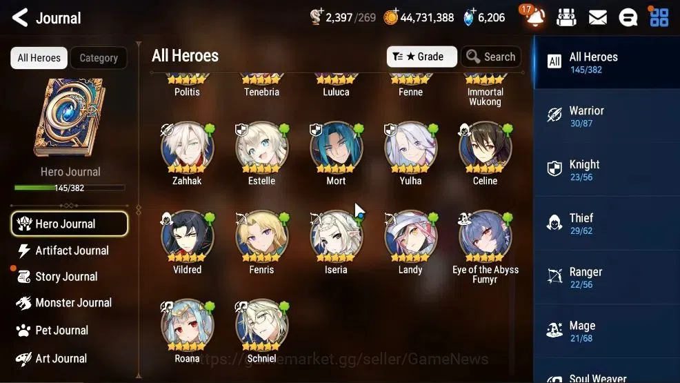 Epic Seven Accounts GLOBAL Verif|New Era|6 ML(Schol Nurse Yulha,WOTM T image 8