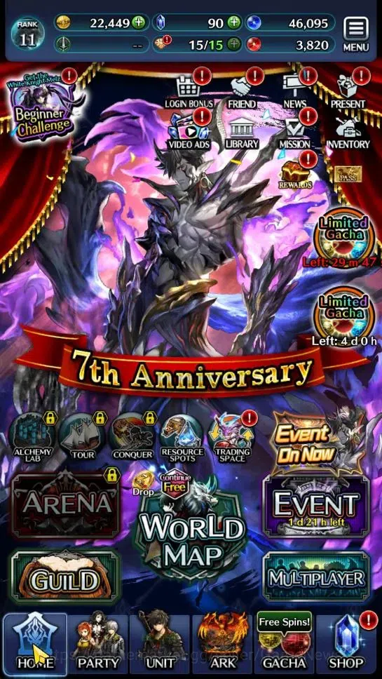 Last Cloudia Accounts GLOBAL|Rank 11|Top Tier Unit [Demon Lord Judecca-S image 7