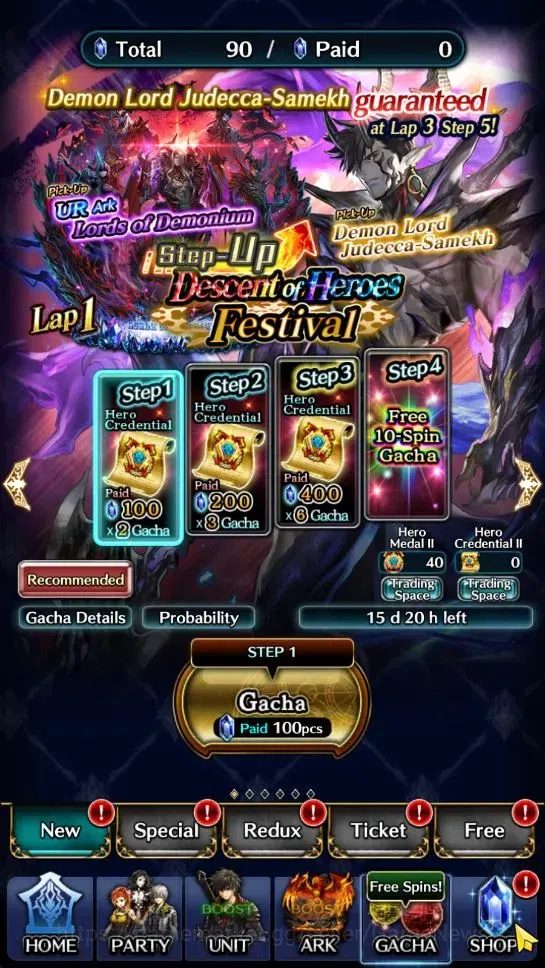 Last Cloudia Accounts GLOBAL|Rank 11|Top Tier Unit [Demon Lord Judecca-S image 8