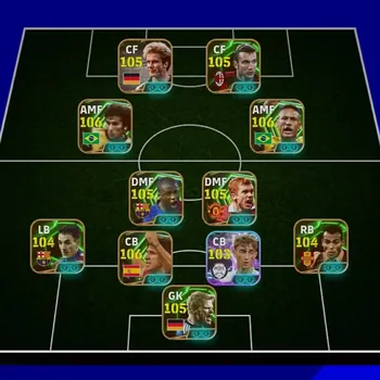 eFootball Accounts Mid-Tier Anchor Man =[ Strength 3247 ]= ➜ Rummenigge ➺ Shevchenko ➜ Neymar ➺ Zico ➜ Toure ➺ Scholes