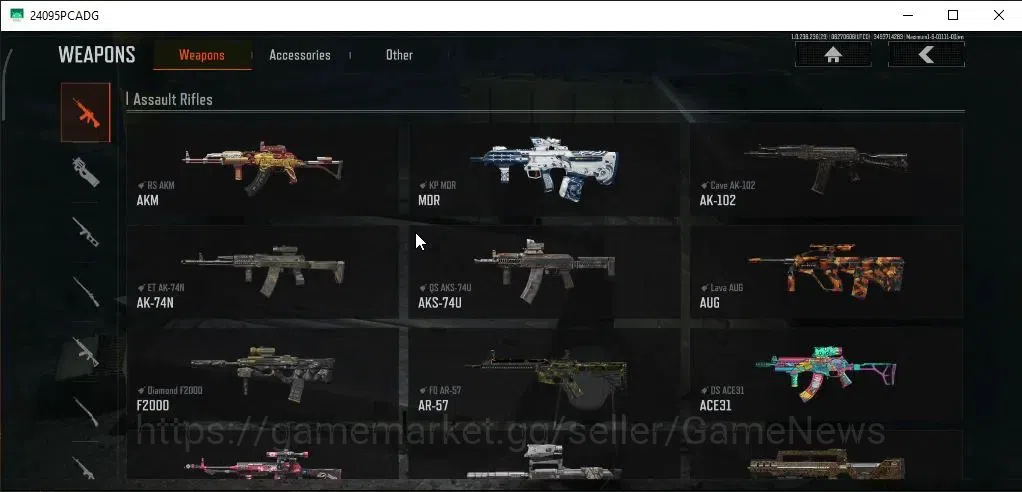 Arena Breakout Accounts High Value MOBILE|Lvl 30|SV 59M|CV 33.5M|Decree LR-AR1,Koi LR-AR2,Decree VSS,P Balaclava,RS AKM,KP 10