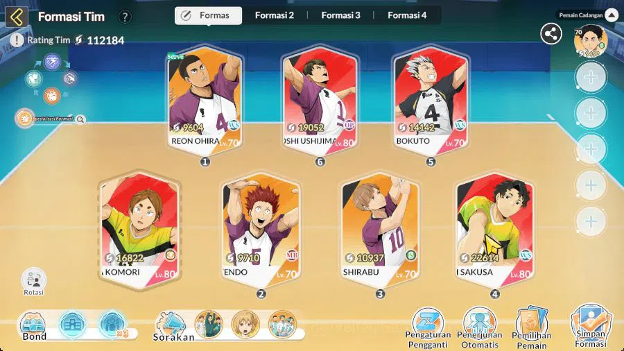 HAIKYU!! FLY HIGH Accounts SEA|Lvl 45| 4 UR [Sakusa+Memo,Wakatoshi+Memom,Boku image 11
