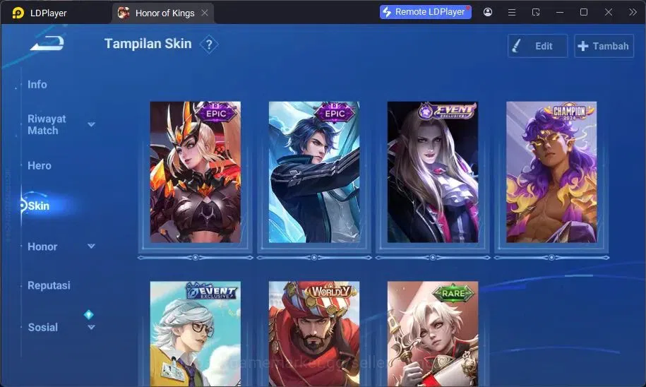 Honor of Kings Accounts Global | 55H 42S | LEGEND Wukong, LEGEND Lady Sun  image 11