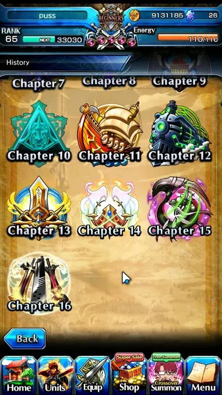 Grand Summoners Accounts End-Game Global|Rank 65|12 Ascend+6 TW|(DL Rimuru,E Milim,Y Kenpaku,Jong-In,Reimu,Vox)+TW WH Fen 10