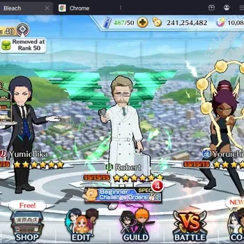 Bleach: Brave Souls Accounts Starter Global |105K BP+10K Orb|Fresh Story|Robert TYBW24,Yumichika The Manor,Yoruichi