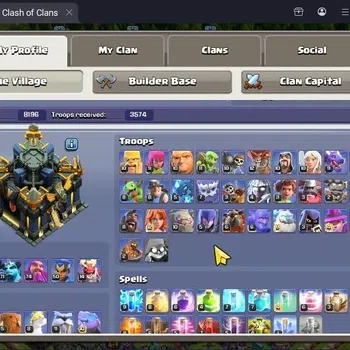 Clash of Clans Accounts High-End Global |TH 17-BH 10|LVL 222|BK86,AQ90,MP71,GW74,RC50,DD14|BM35,BC31|7 Legend skin & 5
