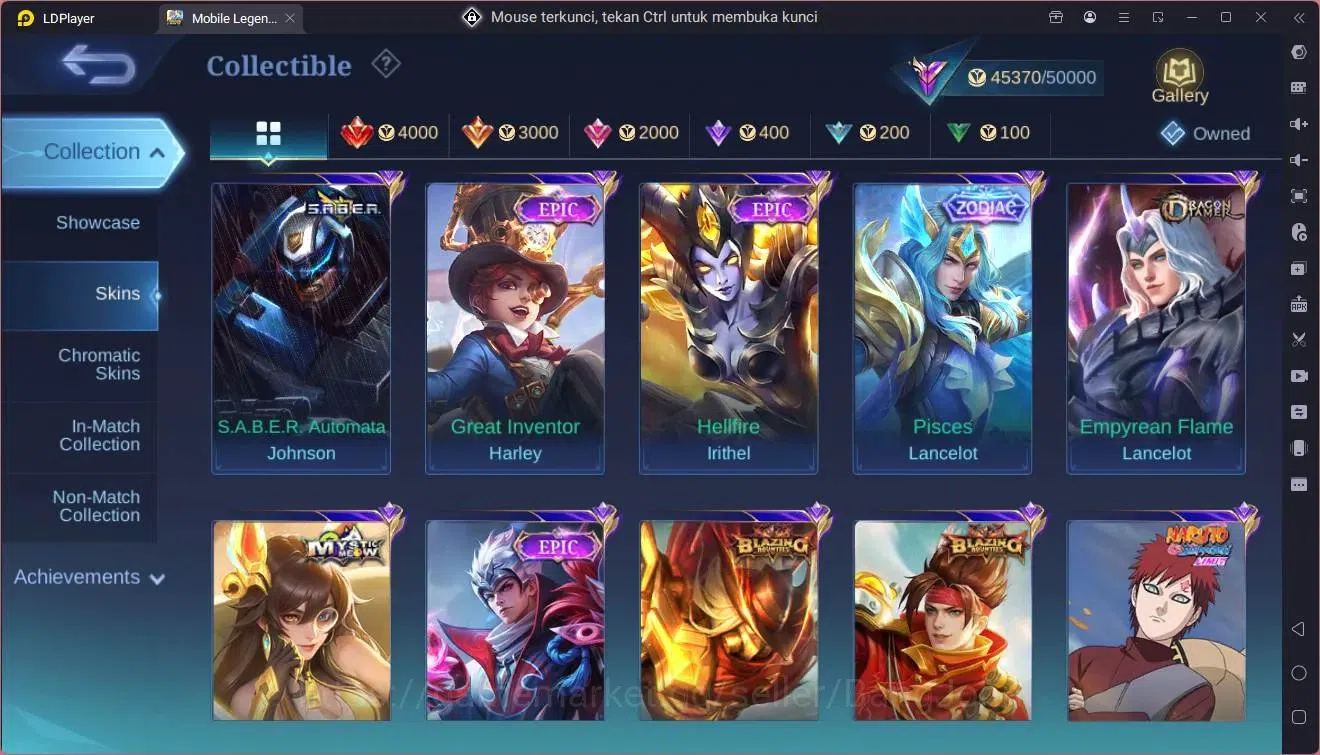 Mobile Legends: Bang Bang Accounts Global|Hero 106|Skin 182|Renowned|Transformers Rog image 12