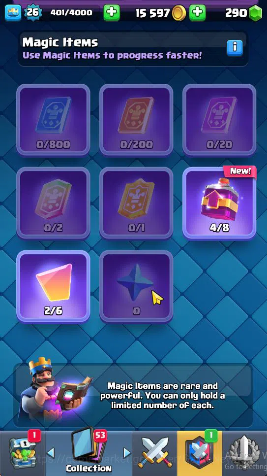 Clash Royale Accounts Lv 26|Trophy 5549|KTL 10|Limited Skin|Card 87|2 EV image 13