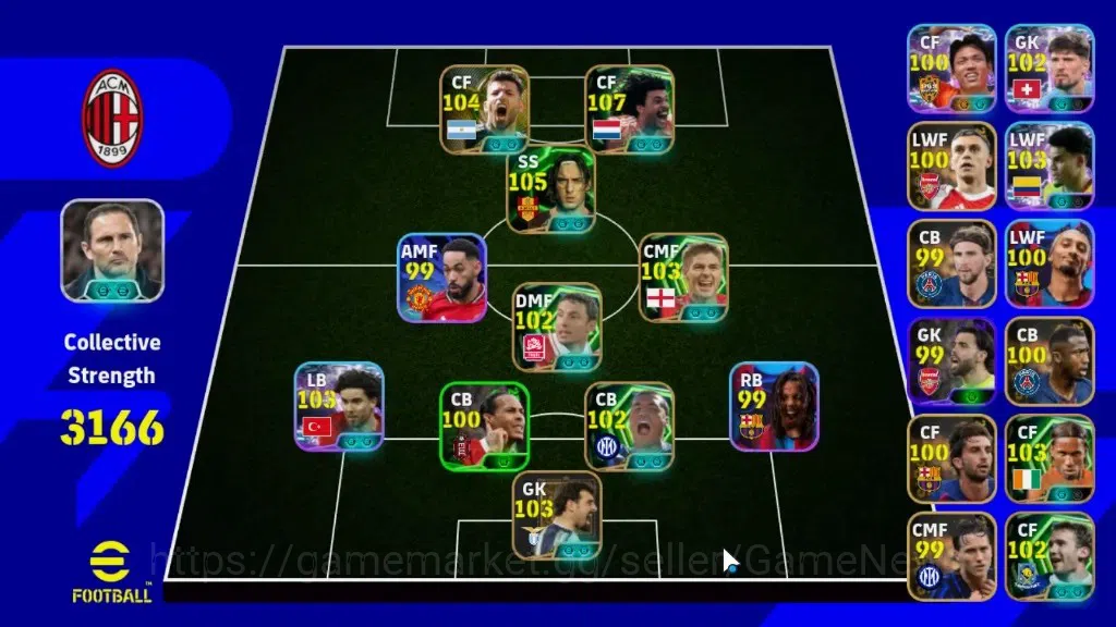 eFootball Accounts Legends & Iconic Players Android|10 Epic Ruud Gullit,Francesco Totti,Sergio Aguero,Angelo Peruzzi,Ivan 1