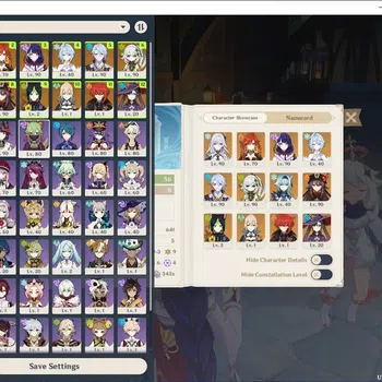 Genshin Impact Accounts Others Asia|AR 56|8 Limited+3(*5Weapon)|Shogun+Sign,Odette,Skirk,Ayato,Hu
