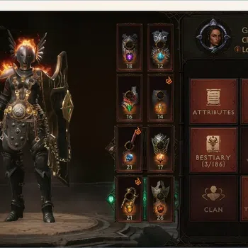 Diablo Immortal Accounts Starter SEA | 60 (912) Crusader-Slinger | CR 45934 | Reso 510 | Inferno V |  | Quakestrider Lv. 30