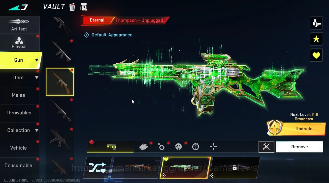 Blood Strike Accounts Starter ASIA|Eternal Thompson Unplugged|Collab AOT M4A1 Battle of Faith,Mr Iguana|8 1
