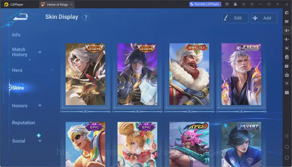 Honor of Kings Accounts Global | 57H 37S | 2 LEGEND (Yao, Li Xin), Epic Li image 3