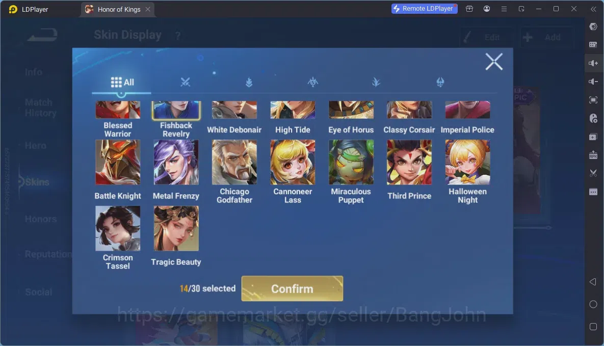 Honor of Kings Accounts Global | 57H 37S | 2 LEGEND (Yao, Li Xin), Epic Li image 6
