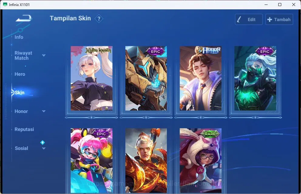 Honor of Kings Accounts GLOBAL|50HR|32SK|JJK=GARO|EPIC=MOZI,GAO CHANGGONG, image 4