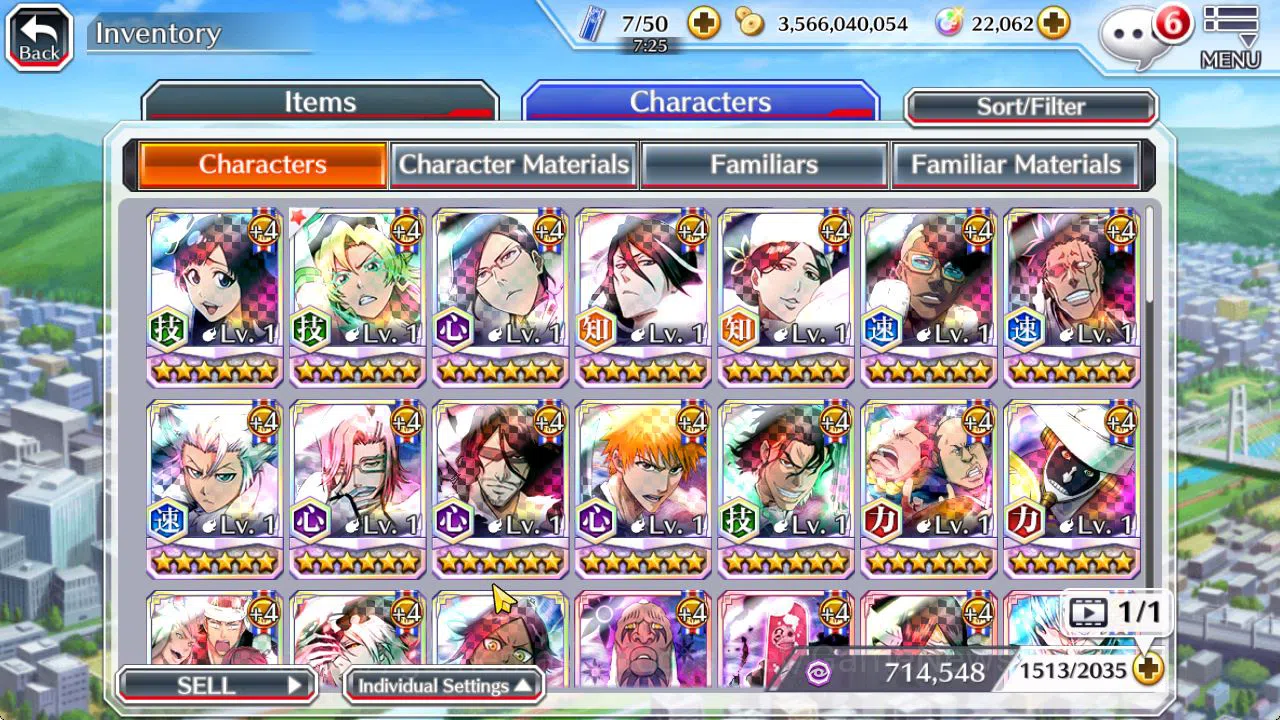 Bleach: Brave Souls Accounts [GLOBAL]22K Orbs|GiseleGe,Candice TYBW26,Uryu TYBW image 11