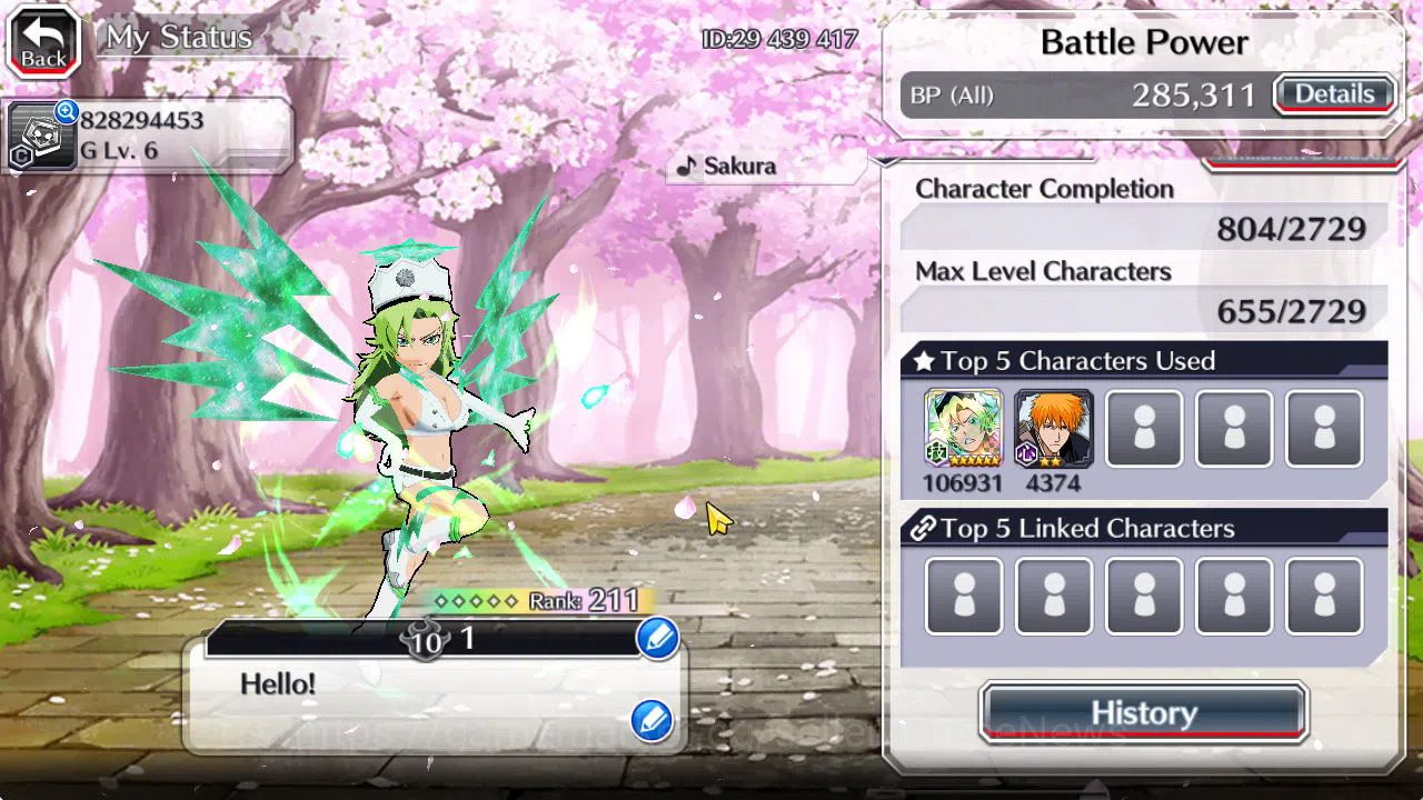 Bleach: Brave Souls Accounts [GLOBAL]22K Orbs|GiseleGe,Candice TYBW26,Uryu TYBW image 20