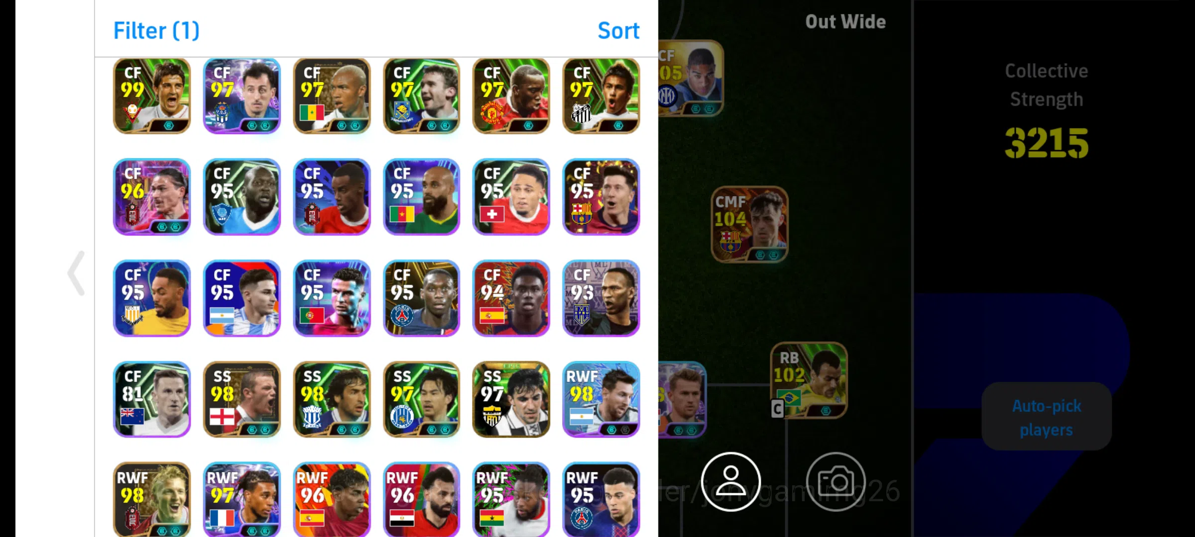 eFootball Accounts Elite eFootball Account | 3215 Strength | Top CF 1 image 3
