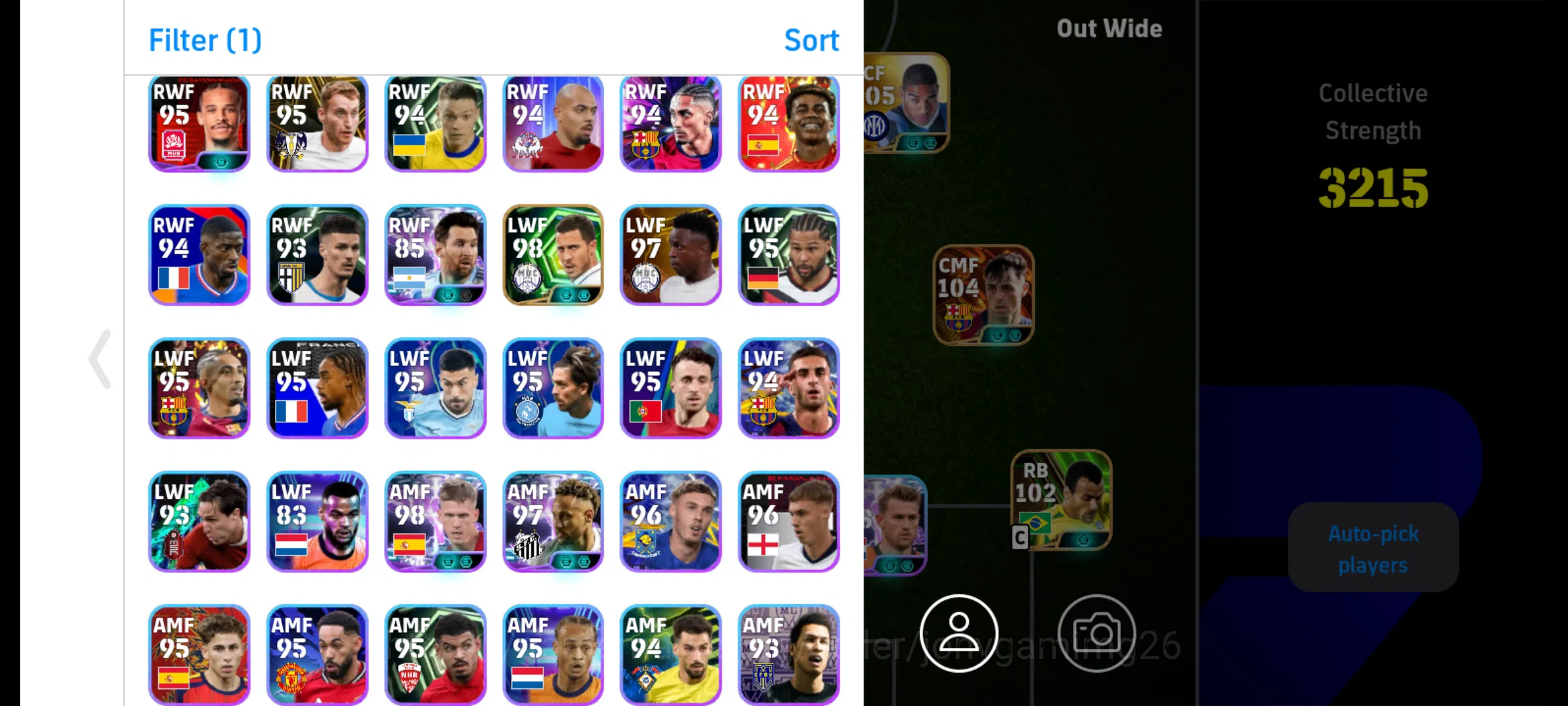 eFootball Accounts Elite eFootball Account | 3215 Strength | Top CF 1 image 4