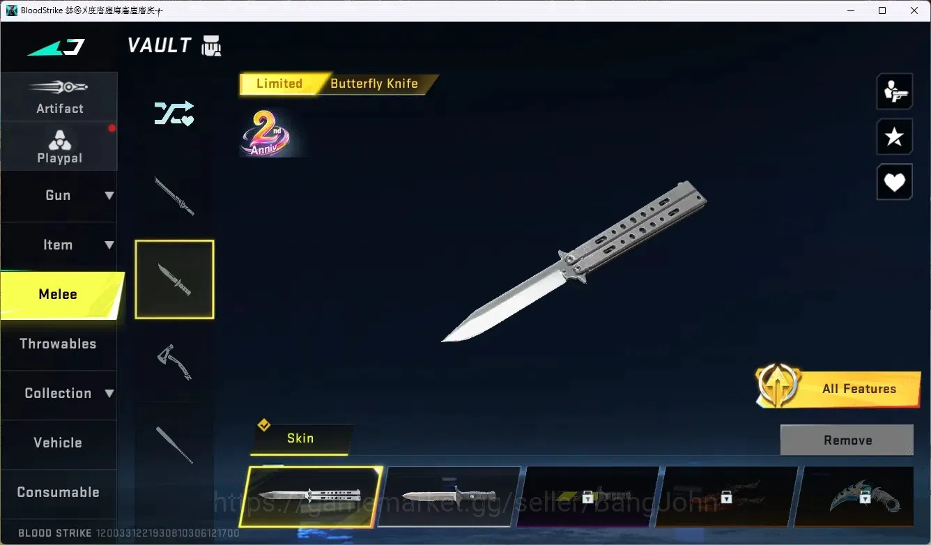 Blood Strike Accounts ASIA |1 BLEACH MCX-TENSA ZANGETSU|1 7DS AK47-SACRE image 6