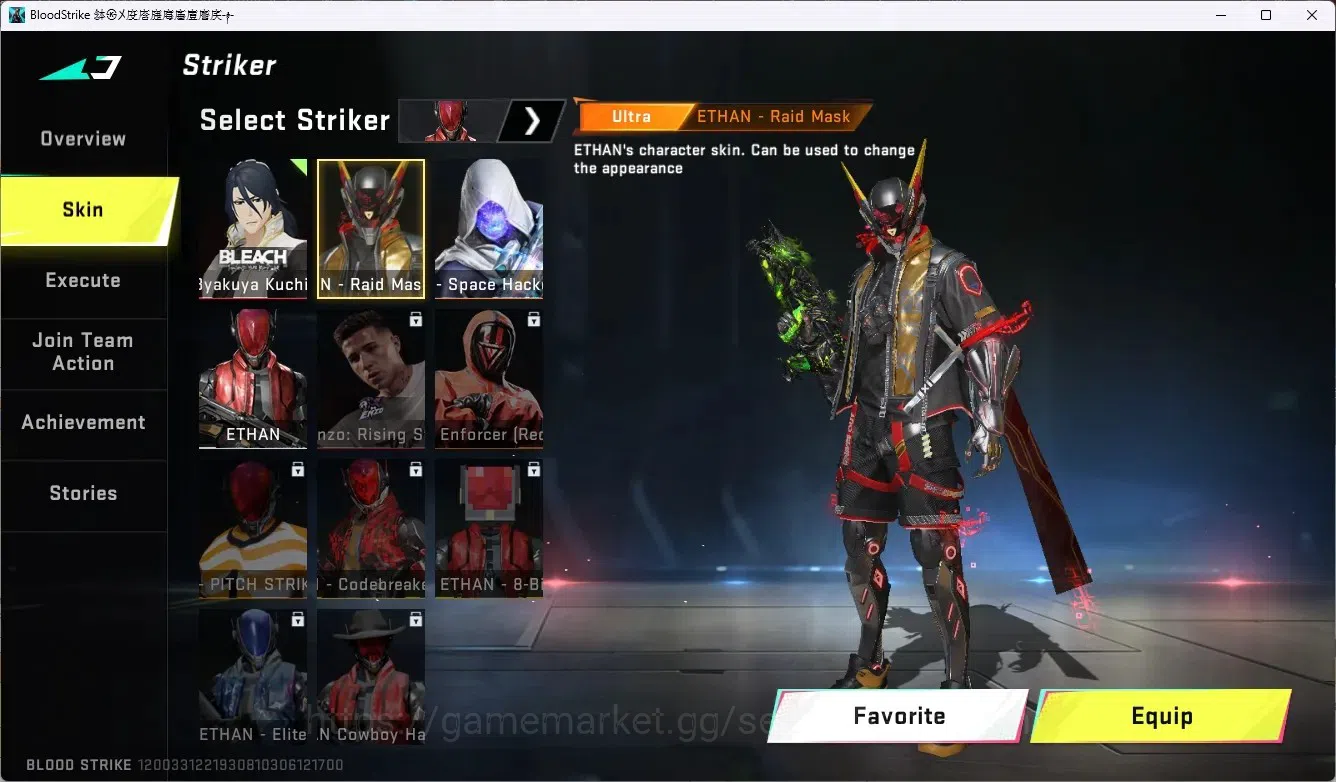 Blood Strike Accounts ASIA |1 BLEACH MCX-TENSA ZANGETSU|1 7DS AK47-SACRE image 8
