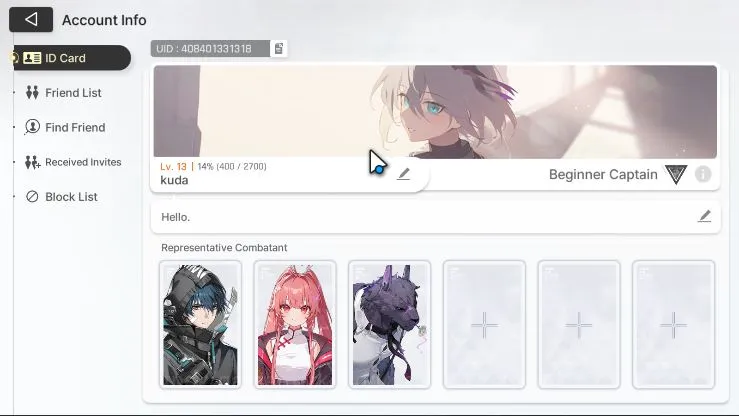 GLOBAL Lv13|3 SSR (Luke MeiLin Hugo) + 8SR (MikaM2,NiaM2,CassiusM1,BerylM2,Etc) 6SR Partner|Log Stove| Check SS (CZN1024) Chaos Zero Nightmare Accounts GLOBAL Lv13|3 SSR (Luke MeiLin Hugo) + 8SR (MikaM2,NiaM2,CassiusM1,BerylM2,Etc) 6SR