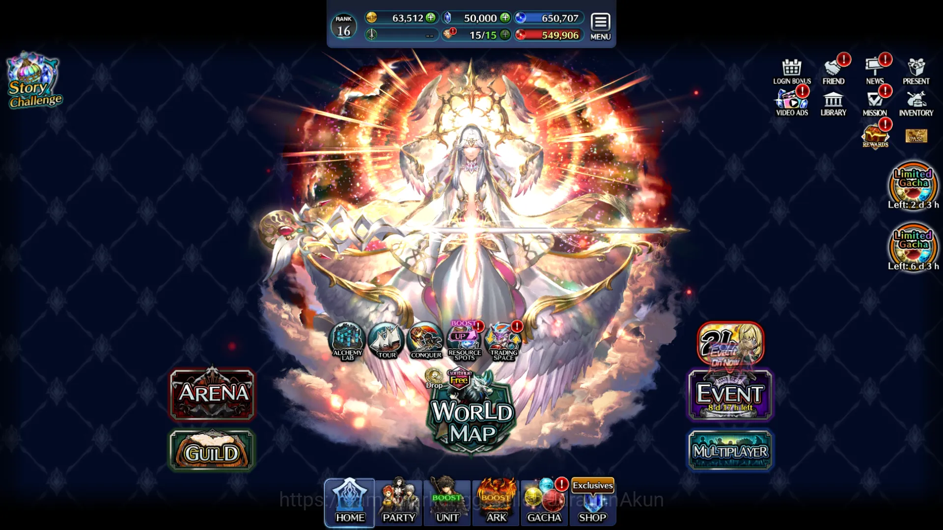 GLOBAL | Starter 50000 Crystal +Goddes Lilaha + Other Unit |Story Challenge Unclear| Code Only| Check SS (LC823) Last Cloudia Mid‑Game GLOBAL | Starter 50000 Crystal +Goddes Lilaha + Ot image 1