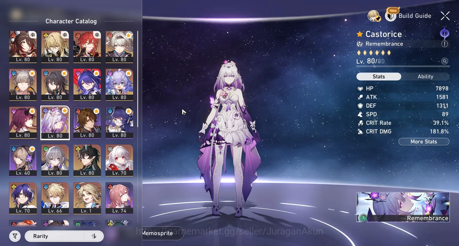 Honkai Star Rail Accounts ASIA [TL70] 9 Limited (Castorice+Sign, Firefly+Sig image 8