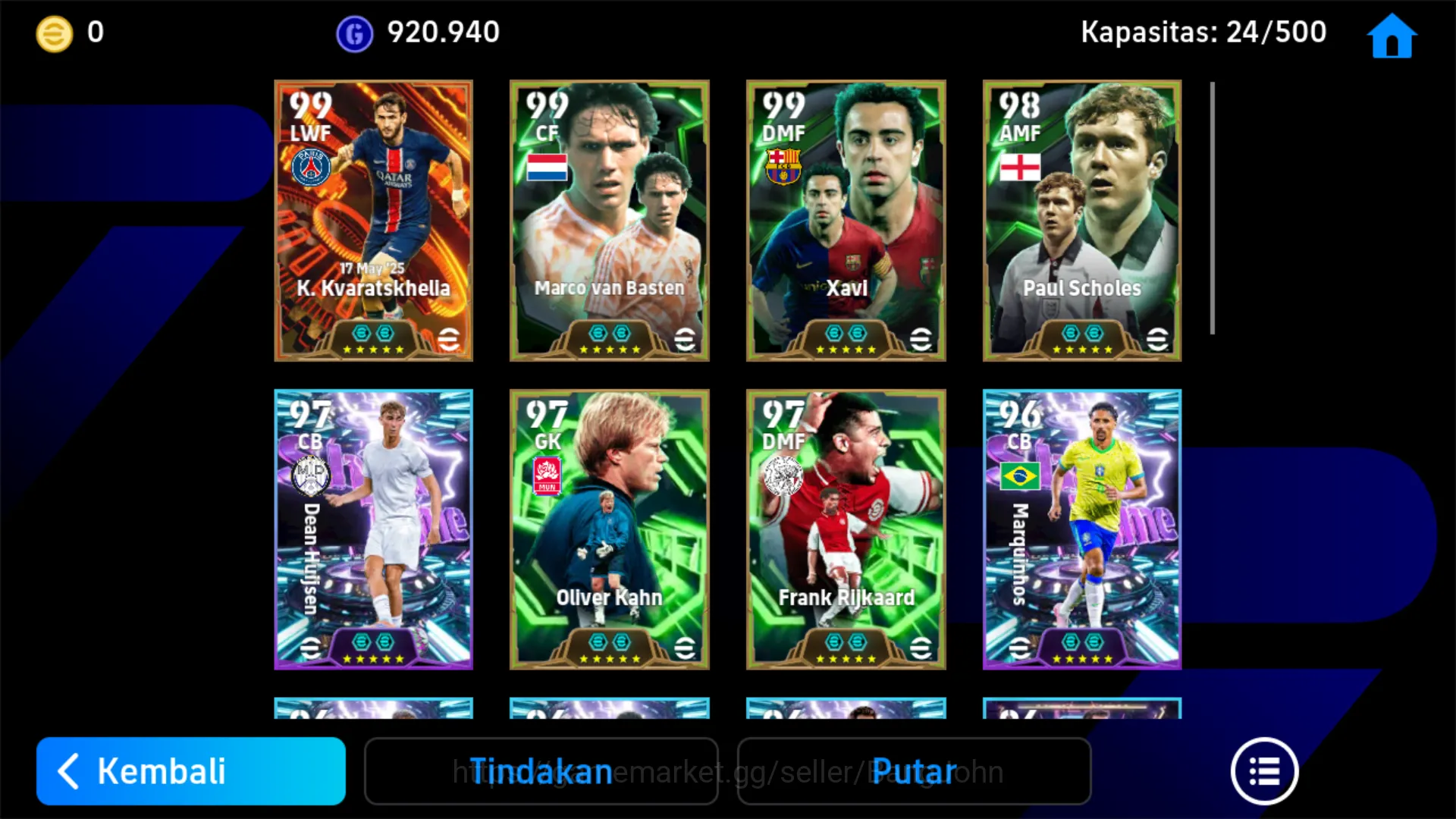 eFootball Accounts EFB444B		Power 3178 | K.Kvaratskhella bigtime, xav image 4