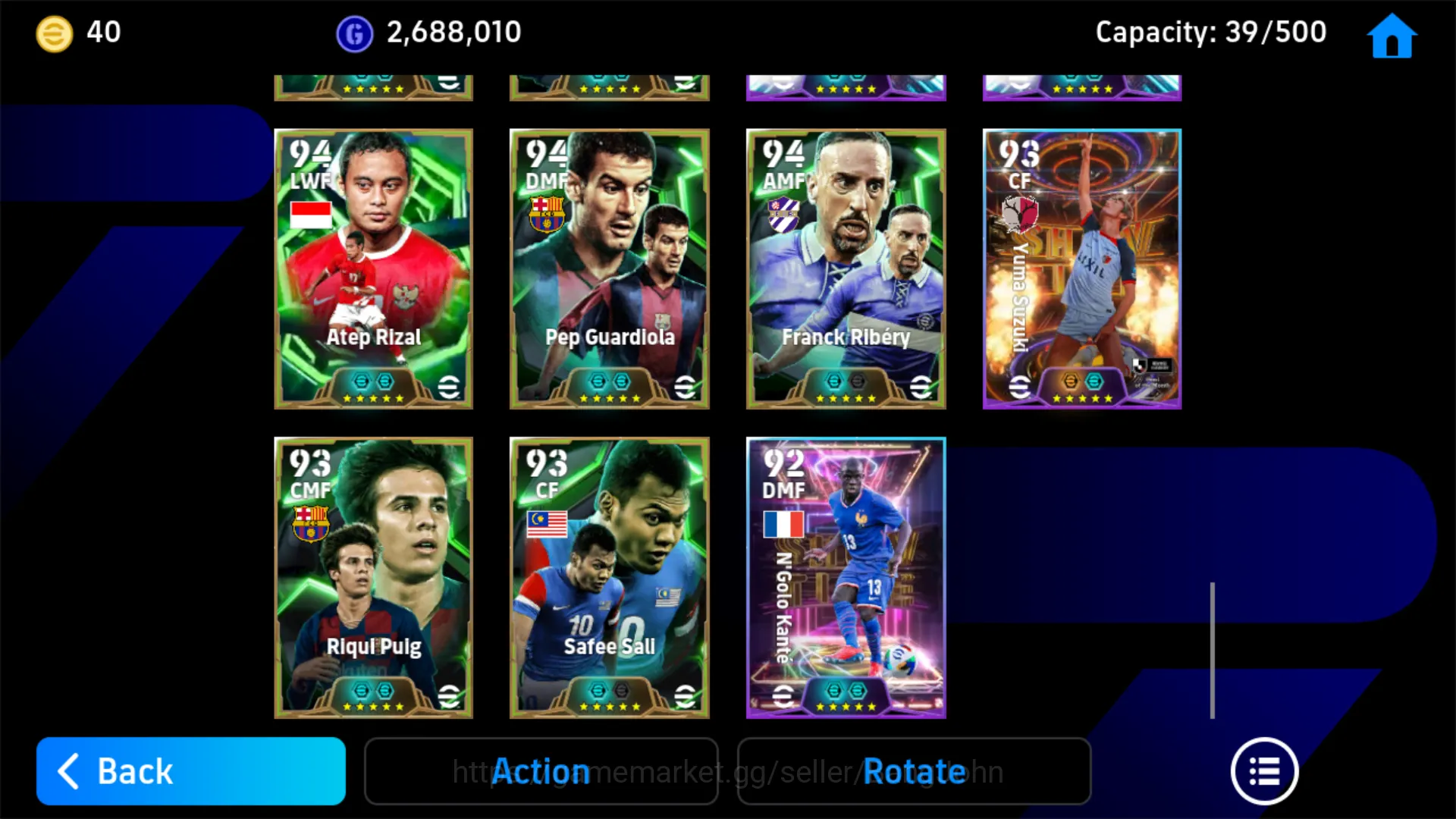 eFootball Accounts Power 3213 | etoo epic db barca | messi msn blitz image 4