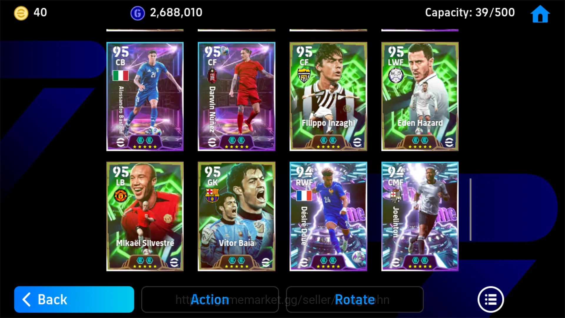 eFootball Accounts Power 3213 | etoo epic db barca | messi msn blitz image 5