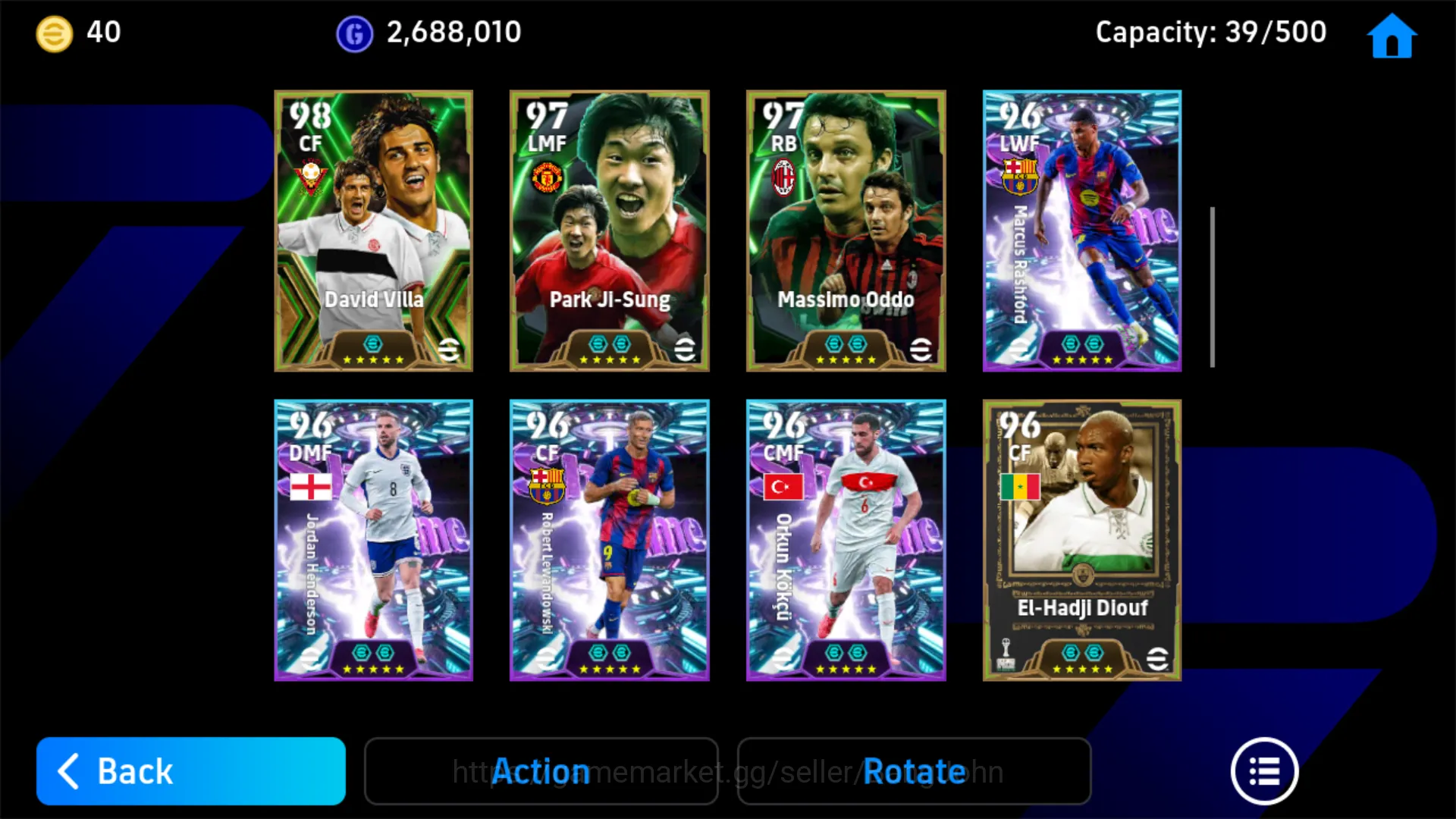 eFootball Accounts Power 3213 | etoo epic db barca | messi msn blitz image 7