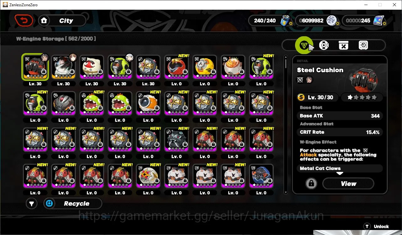 Zenless Zone Zero Accounts Mid-Game EU|IK 44|S2 CH1| 4 Limited [Shunguang+Sign,Astra Yao,Zhao,Harumasa]+3 Std | 4 S BangBoo 5