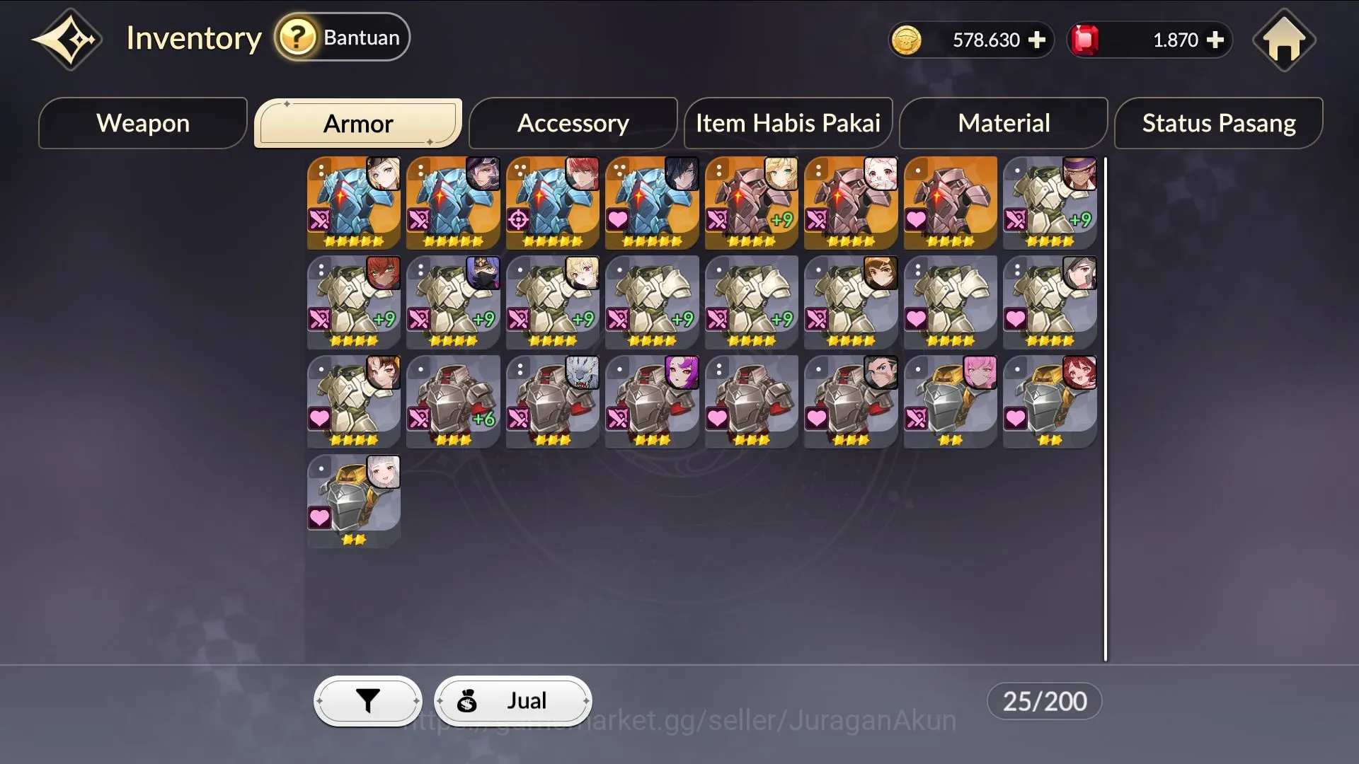 Seven Knights Re:Birth Accounts GLOBAL|6 LEGENDARY(Teo*6,Rachel*6,Dellons*5,Ace*5, image 6