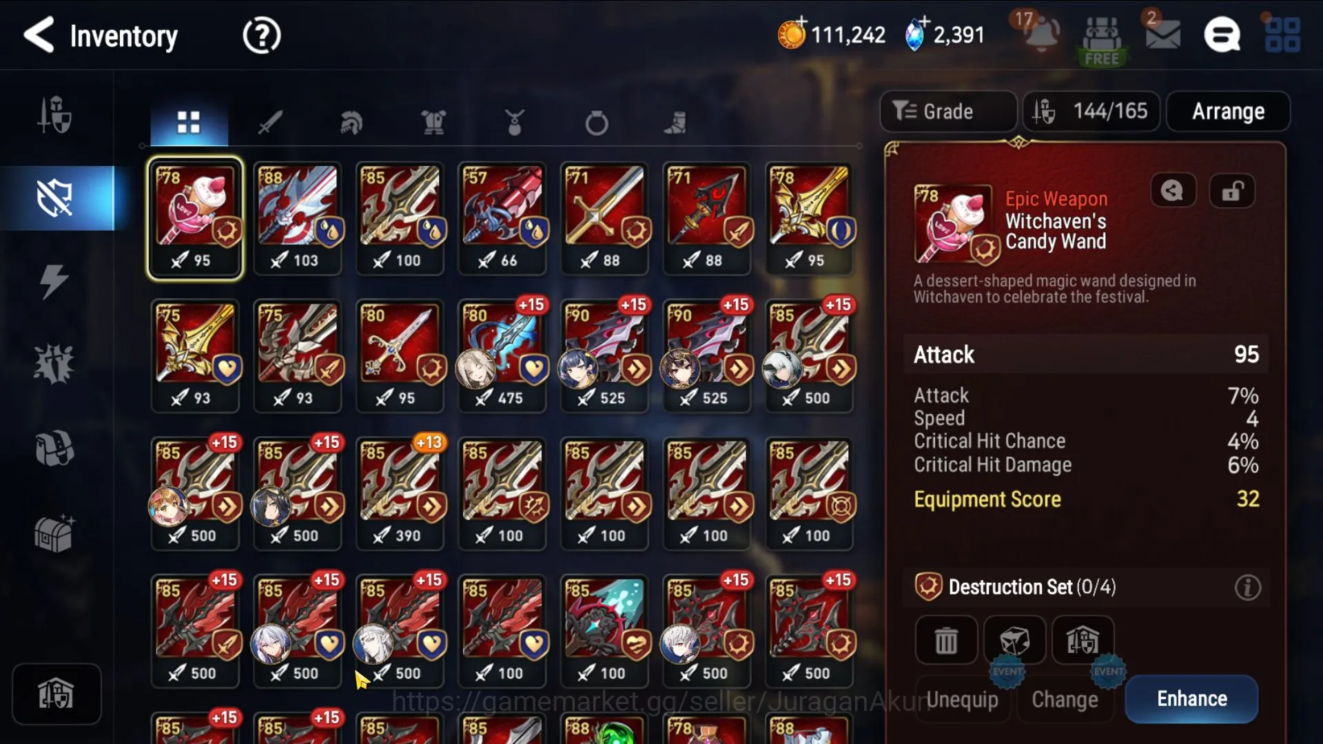 Epic Seven Accounts Mid-Tier Asia Unverif|5ML (Har setti,D Lilibet,Ilynav,Charles etc)141 Char Limit Robin,Elvira,|2.3K 2