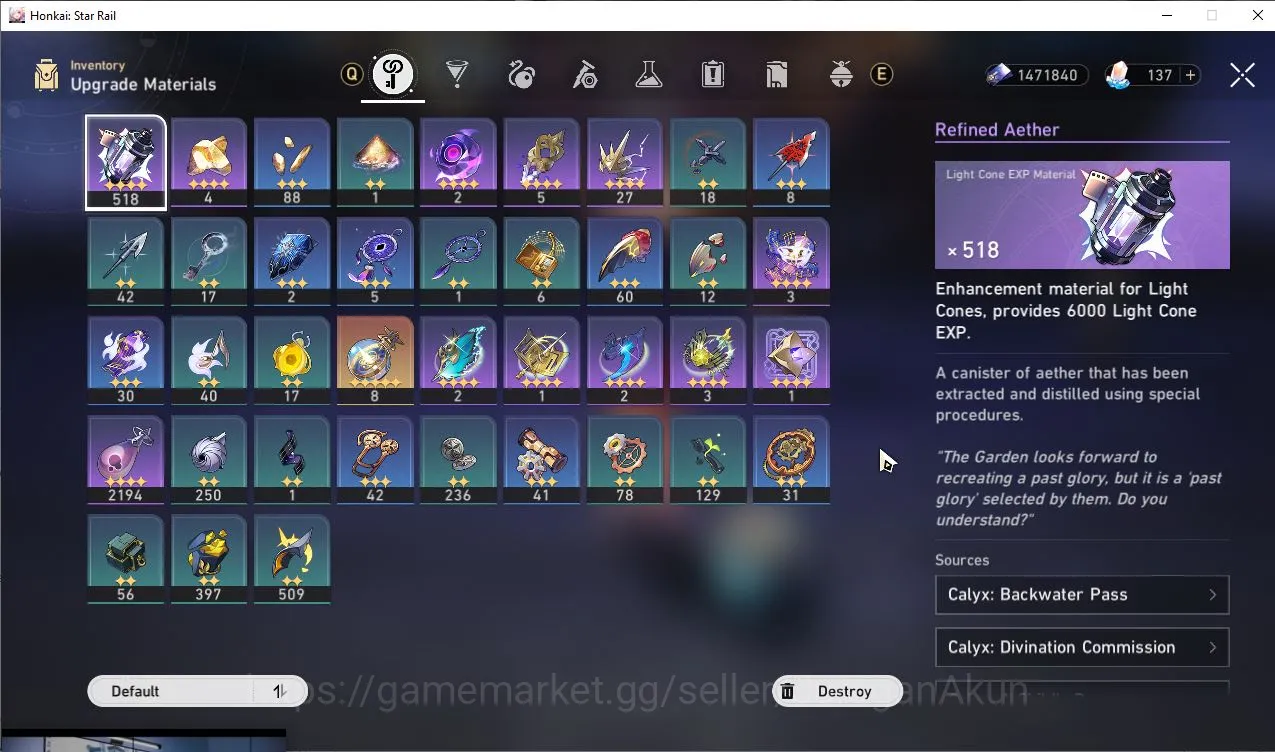 Honkai Star Rail Accounts Mid Game ASIA|TL65|4 Limited [JingYuan(E1)+Sign,Tribbie,Castorice,Dr Ratio]|Amphoreus|Take 5