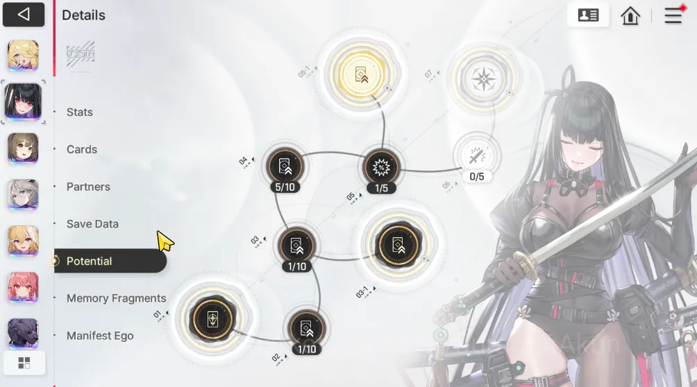 Chaos Zero Nightmare Accounts GLOBAL Lv 44|9 SSR(OrleaM1,Rin,Renoa,Vero,Mei,Magna,Yuki,Hugo,Haru)+11 SR(MikaM3,BerylM4)|Good 5