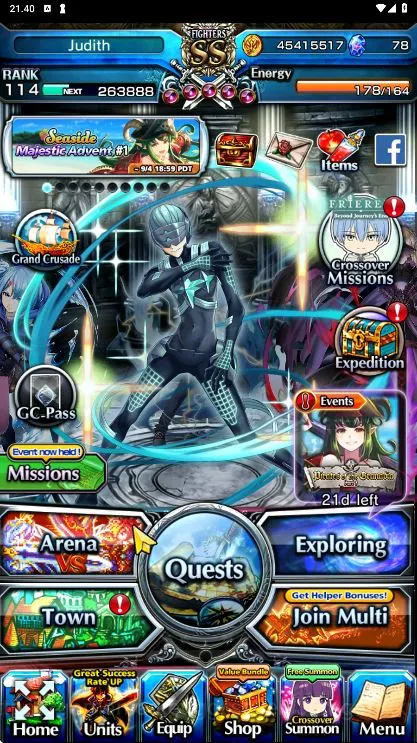 Grand Summoners End-Game [GLOBAL] Rank 114 | 15 Ascend + 158 Awoken (2 Sp A image 1