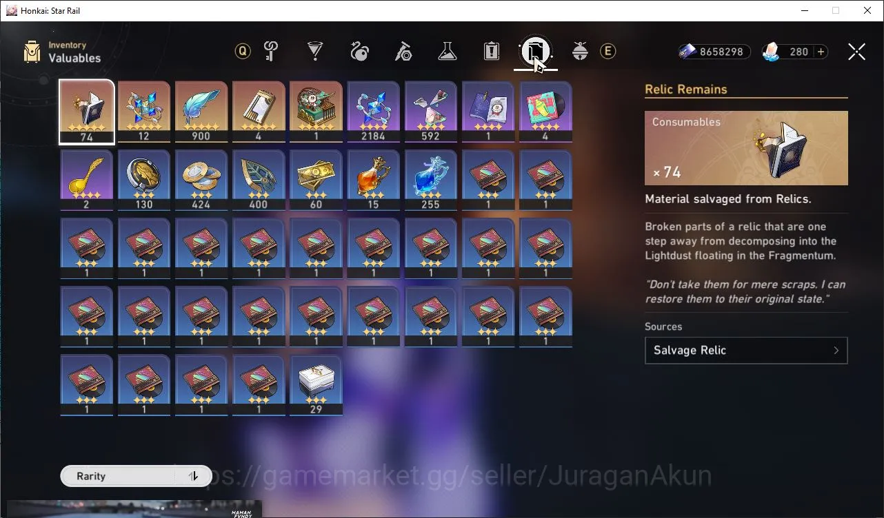Honkai Star Rail Accounts Mid Game ASIA|TL70|11 Limits[E1 The Herta+Sign,E1 3