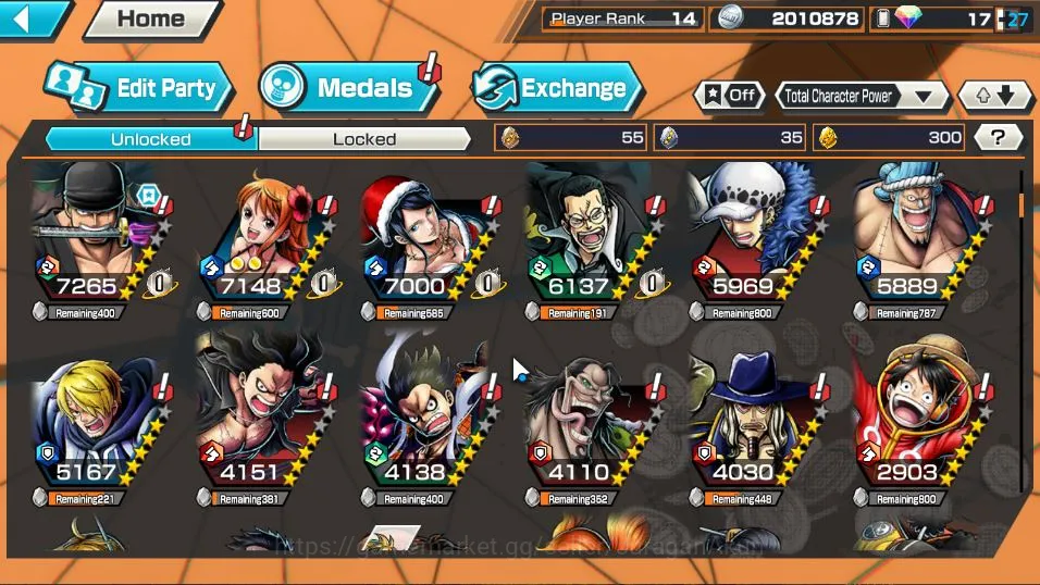 One Piece Bounty Rush Accounts Global | 6 META EX |Onigha Kid&Law,Kaidos Yamato,K image 6