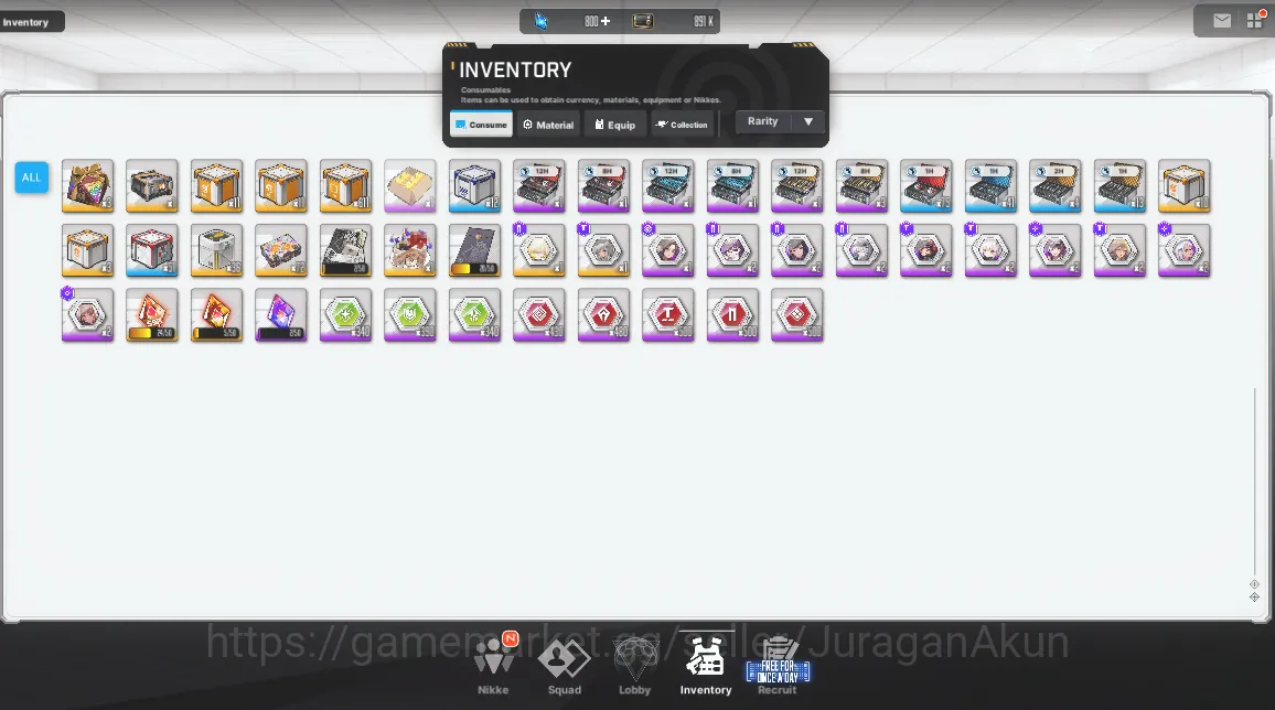 Goddess of Victory: Nikke Accounts Midgame SEA | 25 SSR | Ada,Jill,Red Hood,Nayuta,Crown,Rouge,Emma LB1,Blanc,Alice,Etc 4