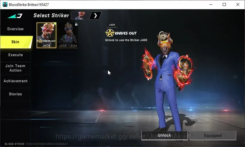 Blood Strike Accounts Asia|Best Starter Account|Eternal Melee Katar-Judg image 2