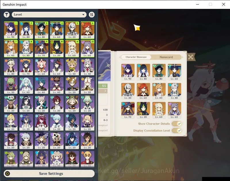 Genshin Impact Accounts Mid Game ASIA|AR 55|8 Limited+2 [5*Weapon]|Raiden C2,Mavuika,Neuvillette,Raiden,Yelan,Arlecchino 2