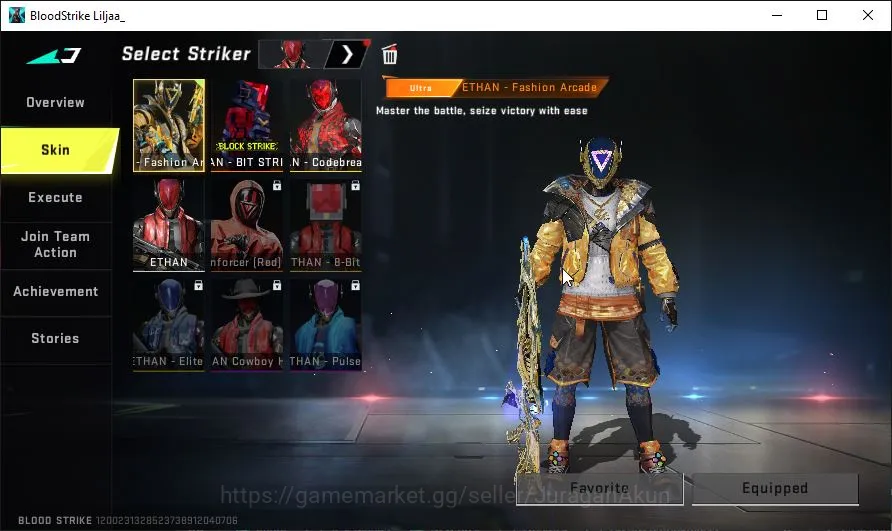 Blood Strike Accounts Mid-Tier Asia|Eternal M700-Retribution Limited MP155-Hotblast Melee AXE +18Ultra Scar-EVA08 KAR98-Star 4