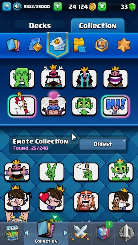Clash Royale Accounts Lvl41|Trophy 7754|Limited Skin Emote|KTL 13|Card 1 image 2