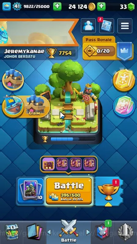 Clash Royale Accounts Lvl41|Trophy 7754|Limited Skin Emote|KTL 13|Card 1 image 4