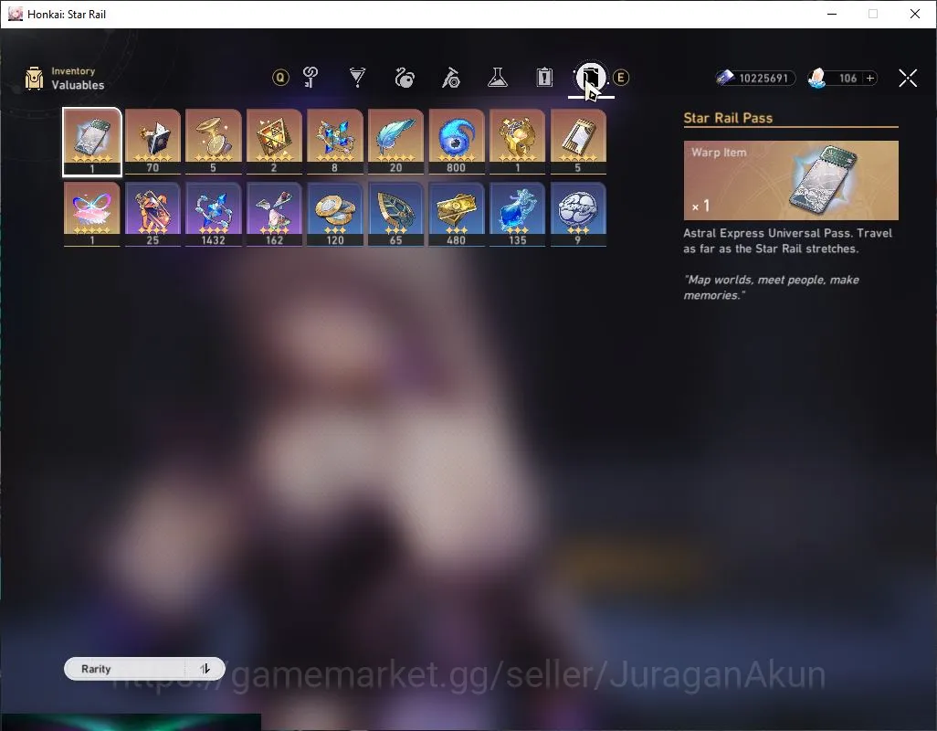 Honkai Star Rail Accounts End Game Asia| TL 64| 6 limited |Everninght+Sign,The Herta+Sign,B3,Ruan Mei,Dante,Archer|Mc 4