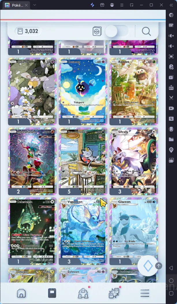Lv 37 3032 Cards|Ready Ranked|Meta Deck Craftabale|2 Crown(Pokeball,Eevee Bag)13 Shiny,4 Immer,Full Aart|Nintendo|SS(PKM880) Pokémon TCG Pocket Mid-Level Lv 37 3032 Cards|Ready Ranked|Meta Deck Craftabale image 1