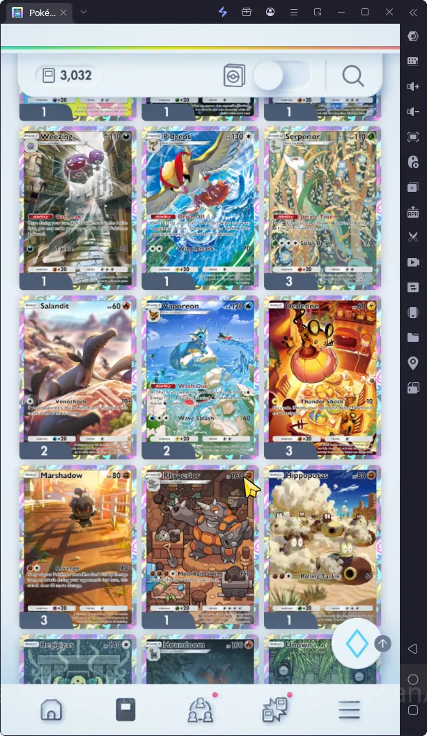 Pokémon TCG Pocket Accounts Lv 37 3032 Cards|Ready Ranked|Meta Deck Craftabale image 3